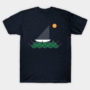 minimalist boat T-Shirt